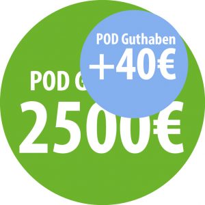 2500+40€ POD Guthaben